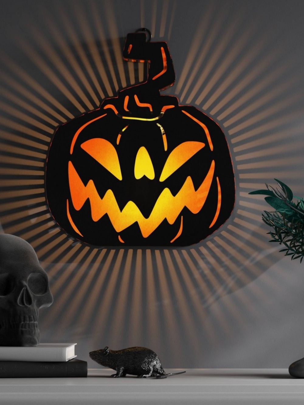 Hyde & EEK! Boutique LED Pumpkin Backlit Sign